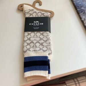 NWT men’s coach crew socks, one-size-fits-all